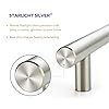 Ravinte 30 Pack 5'' Cabinet Pulls Brushed Nickel Stainless Steel Kitchen Drawer Pulls Cabinet Handles 3" Hole Center #4