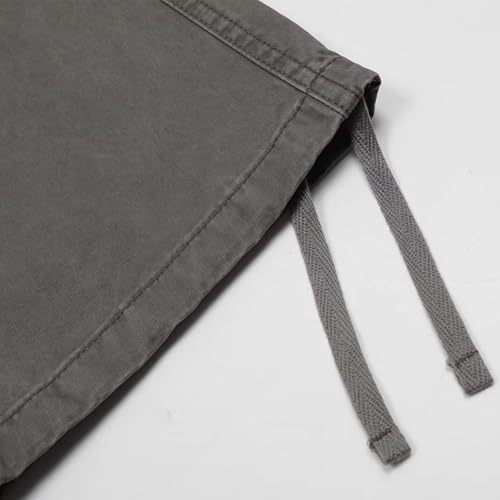 SANGTREE Women's Retro Multi Pocket Cargo Pants Casual Trousers4