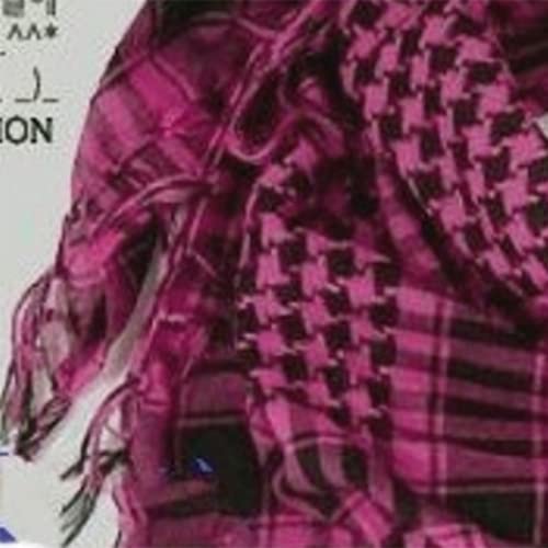Cachecol do Deserto, Envoltório de Cachecol Engrossado Estampado Xadrez Borlas para Escalada para Ho