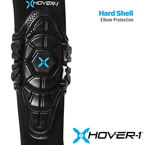 Hover-1 Men's Protective Knee Pads | Hard PU Shells for Impact Resistance, Lightweight Breathable Material for Medium, Black - image 2