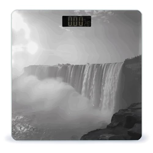 Báscula Digital de Baño con Pantalla LED y Vidrio Templado miniatura 1