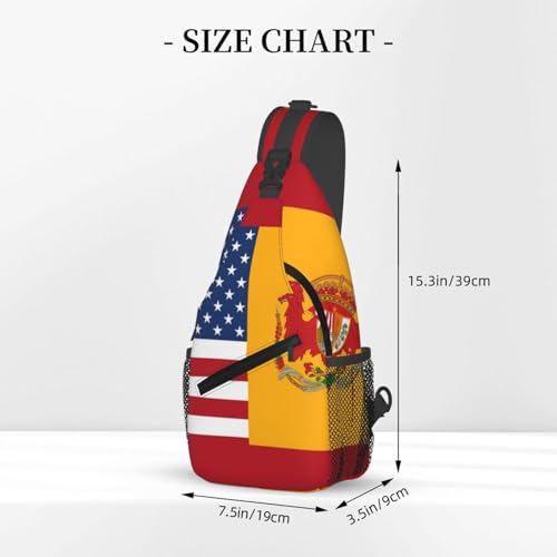 Mochila bandolera negra estilo urbano miniatura 2
