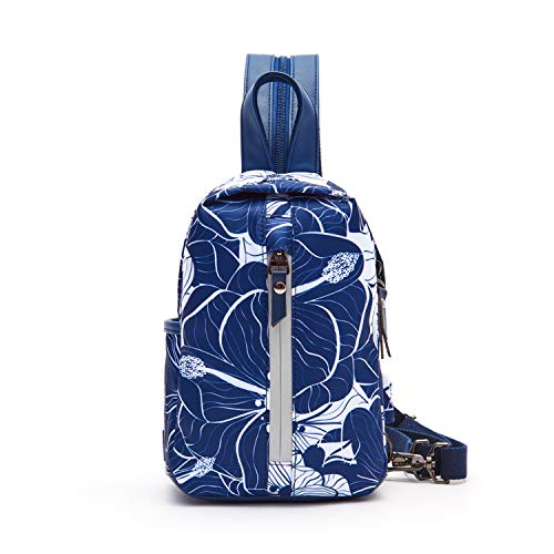 Bolsa de hombro tipo honda FANDARE azul: mochila pequeña de pecho unisex