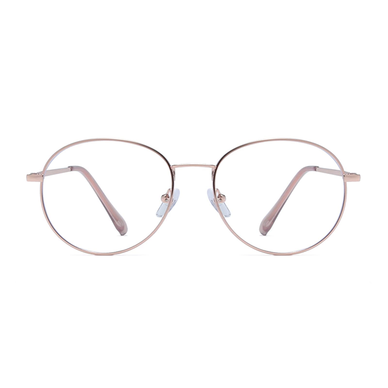 LJCZKA Photochromic Blue Light Blocking Glasses for Women Men Round Computer Glasses Anti Fatigue Eyestrain Headache - Image 2