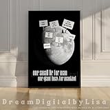 Conspiracy Theory Moon Landing Conspiracy Poster Fun 1969 Moon Landing Wall Art Conspiracy Realist Gifts