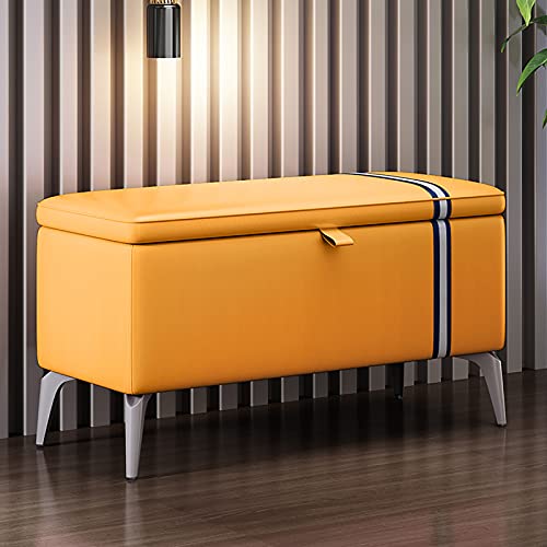 Banc ottoman moderne pour organiser les chaussures d'entrée - 2