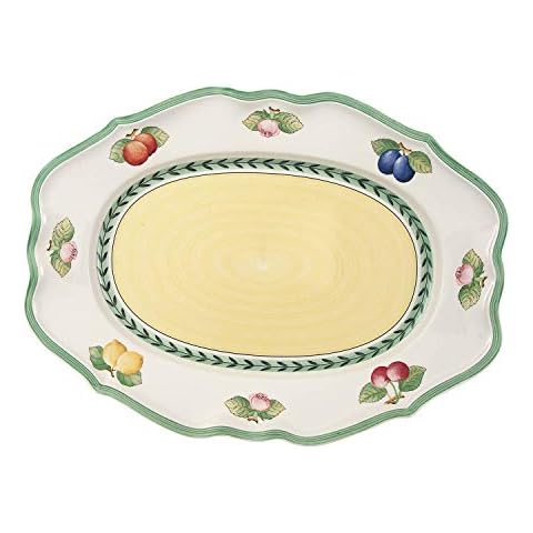 Fre.Gar.Fleur Platte oval 44cm Cover