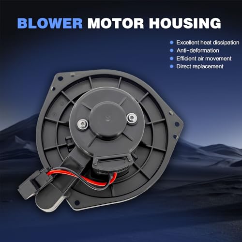 Image of HVAC Heater Blower Motor Fan Compatible with 2004-2012 Chevy Colorado /GMC Canyon, 2003-2006 SSR, 2006-2008 Isuzu i-280 /i-350 /i-290 /i-370 - Replace# 700187 89019178