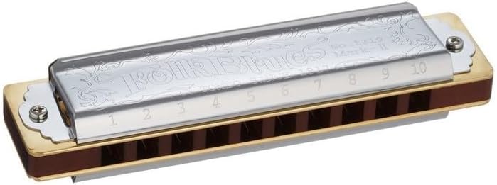 Tombo Harmonika Folk Blues MKII, Major Diatonic, 10 hole, G-Dur/Sol
