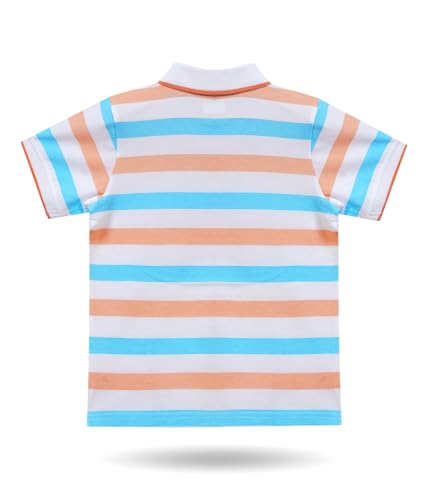 Image of DECHADO Pure Cotton Half Sleeve Polo Neck Regular Fit Boys T-Shirt | Kids T-Shirt | Boys T-Shirt | Tshirts for Kids Boys | Cotton Tshirt