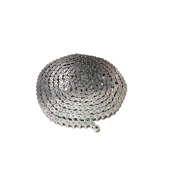Rollenkette 10B-1 Rostfrei Edelstahl Simplex Antriebskette Marka Ozdowski DIN 8187 korrosionsbeständige Kette für Lebensmittelindustrie und Chemie