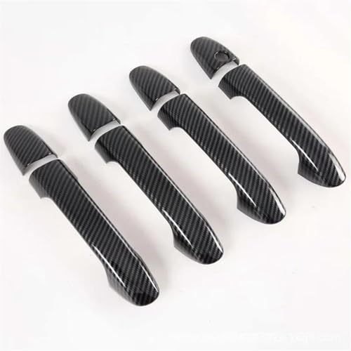 Cubierta de manija de fibra de carbono para Benz Vito W447 y Metris de diseño deportivo