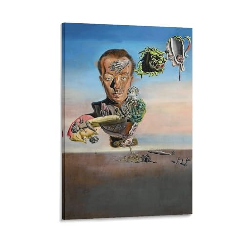 Toile Paul Eluard par Dalí pour sublimer la décoration murale de votre salon moderne