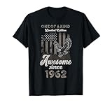 Photo Gallery 1962 bandiera americana aquila 63° compleanno patriottico maglietta Photo Gallery 1962 bandiera americana aquila 63° compleanno patriottico maglietta