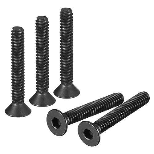 uxcell #5-40x3/4" Flat Head Socket Cap Screws