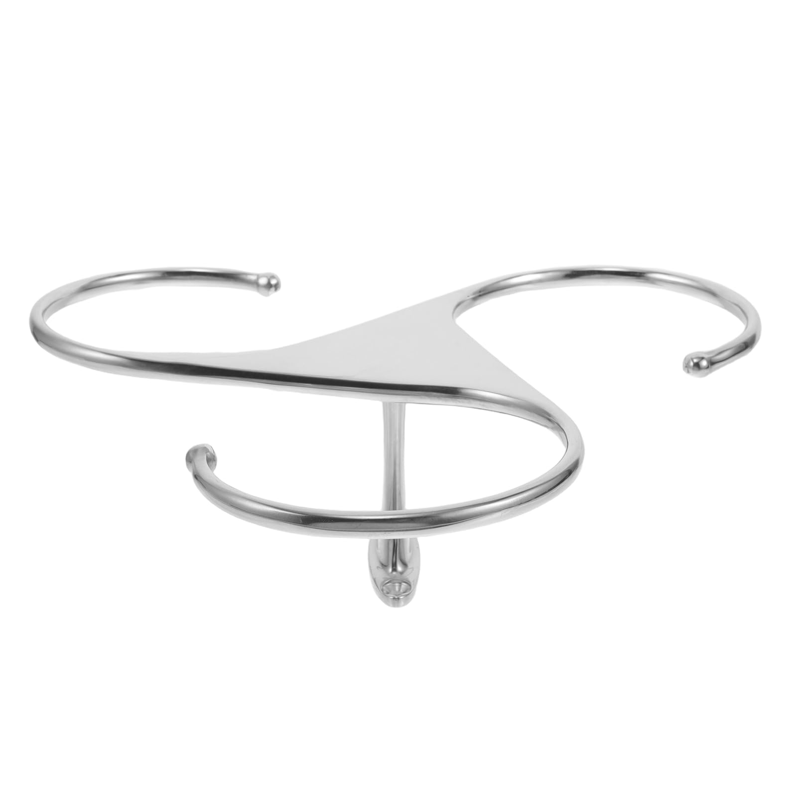 UPKOCH Edelstahl Getränkehalter 3-Fach für Boote Marine Becherhalter mit Korrosionsbeständigem Edelstahl Runder Halter für Flaschen und Becher Abgerundete Kanten für Wassersport