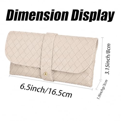 Image of Glasses storage bag Travel sunglasses myopia glasses storage bag Fashion leather storage bag