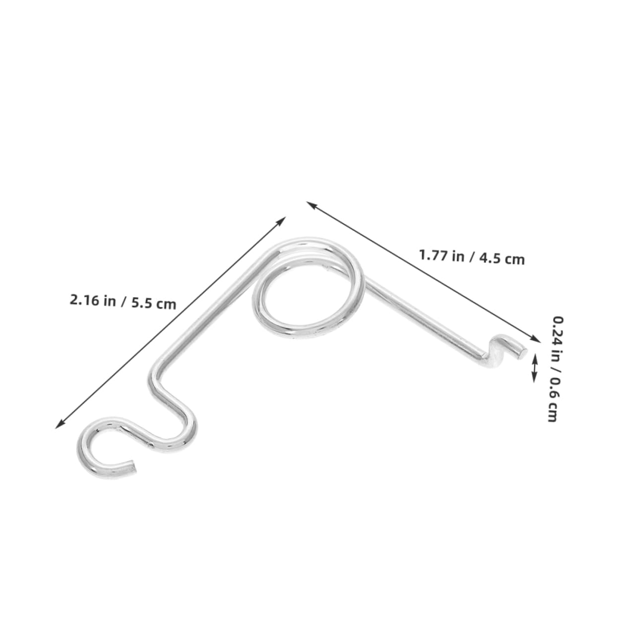 OUNONA Repair Bracket Metal Spring Parts for Gas Door Spring Clip Replacement