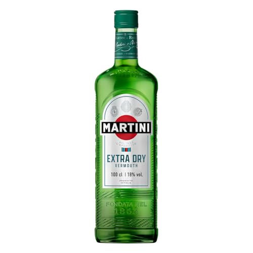 Martini Extra Dry Vermouth Aperitivo, 18 Abv, 100cl 1l, Vermut Blanco Italiano Con Infusión De Botánicos Seleccionados A Mano Martini Extra Dry Vermouth Aperitivo, 18 Abv, 100cl 1l, Vermut Blanco Italiano Con Infusión De Botánicos Seleccionados A Mano