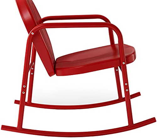 Crosley Furniture CO1013-RE Griffith Retro Metal Outdoor Rocking Chairs thumb #10