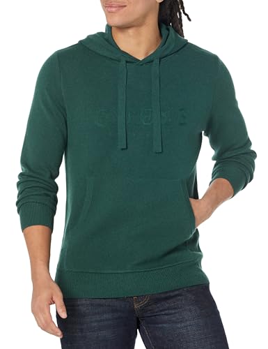 GUESS Men's Alvin Long Sleeve Hoodie Logo Sweater