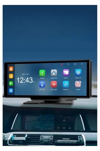 VIPIH 10.26�C���` �f�B�X�v���C�I�[�f�B�I �A���h���C�h�i�r �i�r�Q�[�V���� CarPlay/Android Auto�Ή� WiFi�ڑ� 1080P��f �����`�� �|�[�^�u���i�r ���y�Đ� �I�[�f�B�I�f�B�X�v���C �n���Y�t���[�ʘb �J�[���W�I +