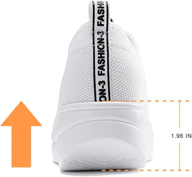 Oude Platform Loafers for Women Comfortable | Womens Slip On Sneakers Lightweight | Women's Walking Shoes Work Long Hours | Thick Rocking Bottom - Image 8