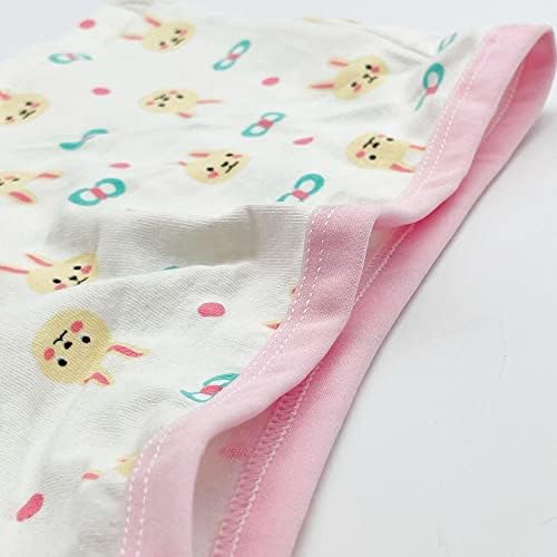 FedMois Girls Knickers Cotton Boxer Briefs Underpants Underwear 2-9 Years (Pack of 8)