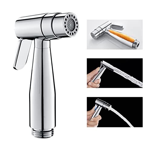 Kit douchette bidet wc anti-encombrement tuyau extensible 3m double commande - 3