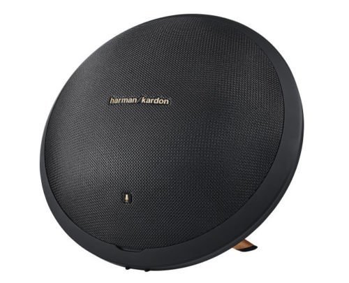 Harman Kardon Onyx Studio 2 Wireless Bluetooth Speaker System with Rechargeable Battery and Built-in Microphone - Black - (Renewed)