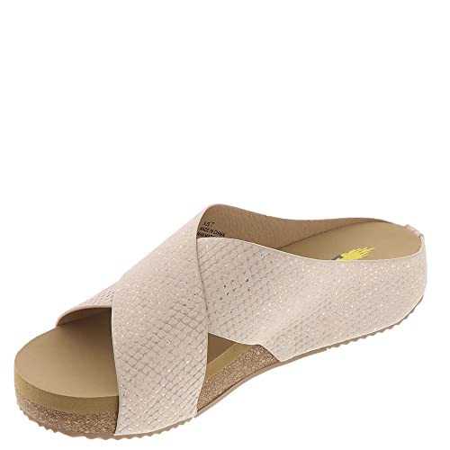 Volatile Ablette, Women's, Shoes, Wedge Sandal, Champaign Snake, 11 #TOP10