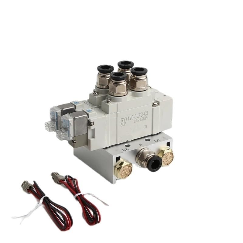 Électrovanne SY7120-4LDZ-02 6mm robuste pour commande de cylindre de précision - 4