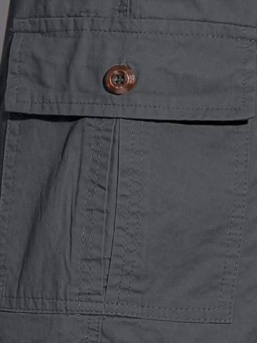 Image of GRECIILOOKS Bermuda Cotton Shorts for Men - Relaxed Fit Casual Summer Shorts | Knee Length Chino Style with Pockets