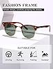 AEVOGUE Polarized Sunglasses For Women And Men Semi Rimless Frame Retro Sun Glasses AE0369 (Tortoise) #2