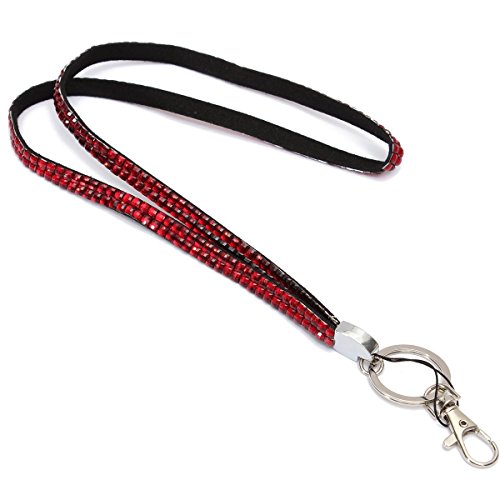 SODIAL(R) Rosso Cristallo del Rhinestone di Bling