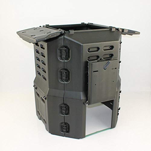 Zewool HANDY-350 öko - Grey 350 Liter Thermo Komposter mit 5 Jahren Garantie