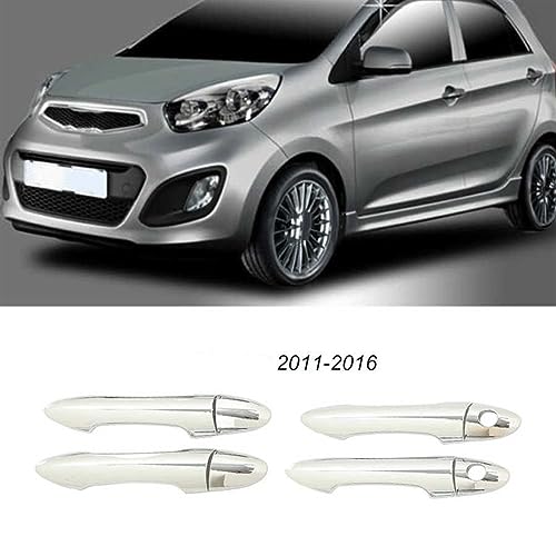 Poignées de porte Kia Picanto usées ? Solution cache protecteur ABS chromé 2011-2016 - 8