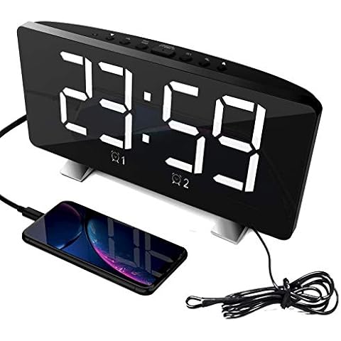 ThreeH Radio-réveil LED 7,3'' Cover