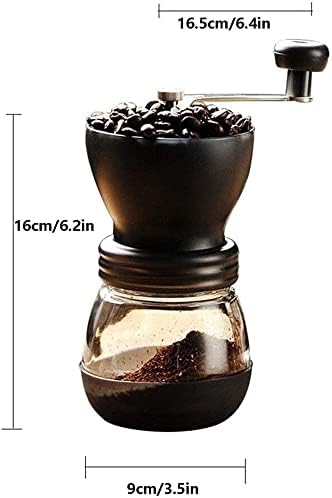 Cafetera Manual Molinillo Portátil con Tanque de Vidrio Borosilicato miniatura 3