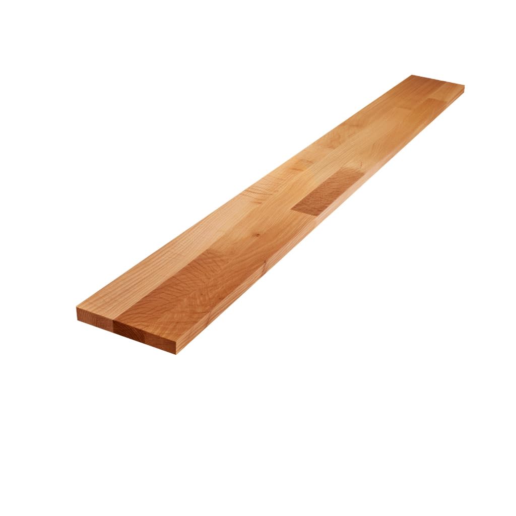 Oak Wood Backsplash, 25x4x3/4 inches, USA-Grown Solid Hardwood, Pre-Sanded &amp; Pre-Finished, Ready to Use, Ideal for Pairing with CONSDAN Butcher Block Countertop