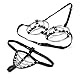 Kutocesy Ladies Leather Lingerie Set Two Piece Sexy Panty Thong Corset Erotic Underwear Bra Cosplay Sex Bondage Party Prom Dresses