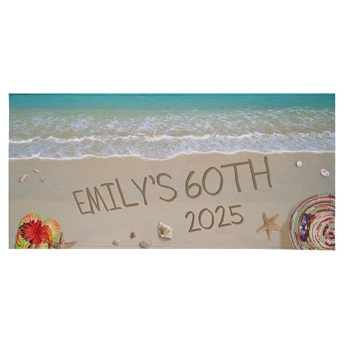 Let's Make Memories Personalized Beach Towel - Pool Towel -