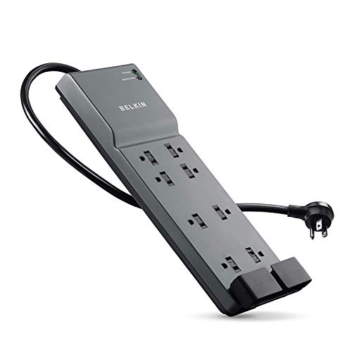 Belkin 8-Outlet 3240 Joules SurgeMaster-Surge Protector, 3550 Joules, 8 Outlets, 6' Cord, Black