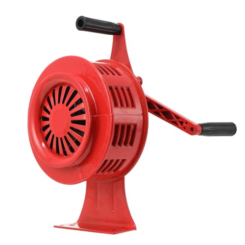 ECUTEE Handsirene Alarm Handkurbel Sirene 120dB Alarmsirene Manuell Handhebelbetätigung Aluminiumgehäuse Sirenen für Fabriken Schulen Küstenwachen Feueralarm Heim, Mit fester Halterung