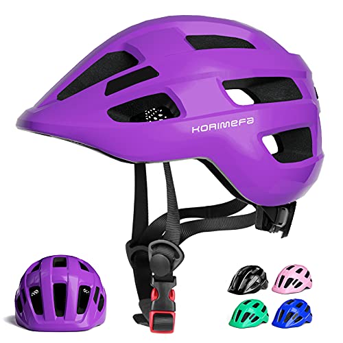 KORIMEFA Casque Vélo Enfant 3-13 Ans Casque Trotinette Enfant Réglable
