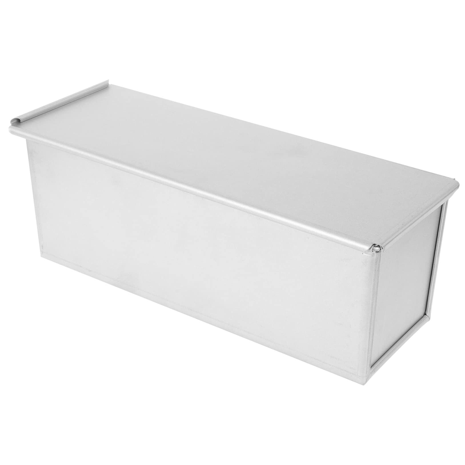 ibasenice Moule à Pain Couvercle Antiadhésif, Alliage Plaqué Aluminium, Réutilisable, Cuisine et Usage Professionnel, Argenté