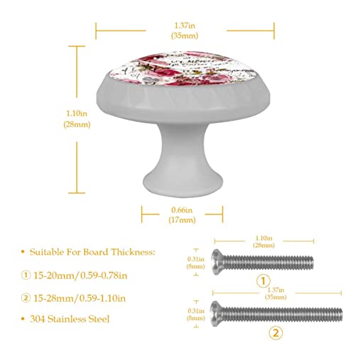 Poignées de tiroir roses pour commode résolvant le manque de style - 6