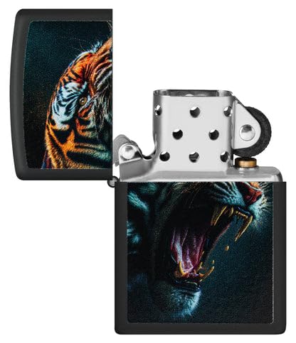 Encendedor Zippo con grabado personalizado Tiger Roar miniatura 7