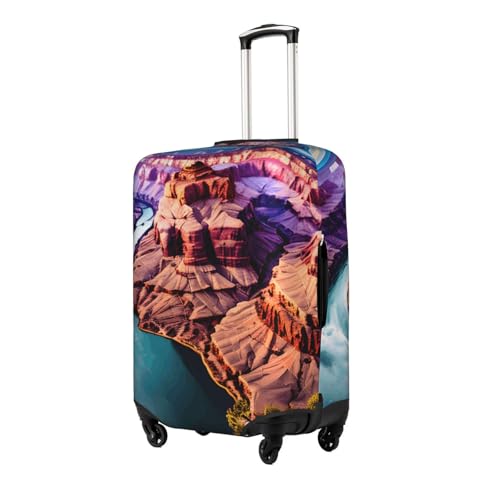Beauty Grand Canyon Tsa Approved Luggage Cover For 18-32 Inch Suitcases Scratch-Resistant Stretch Luggage Cover2