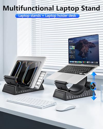 Soporte ajustable para laptop con diseño ergonómico miniatura 3